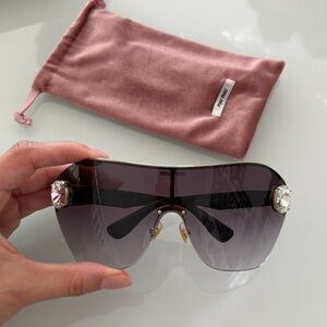 Miu Miu Black Sunglasses